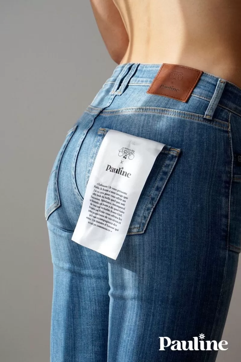 collab_paulinetrrs_pablo_taille_haute_eme_jeans_bleu_n_5.webp Le Temps des Cerises Coupe Regular-Collab @Paulinetrrs Pablo Taille Haute 7/8Eme Jeans Bleu N°4 Blue