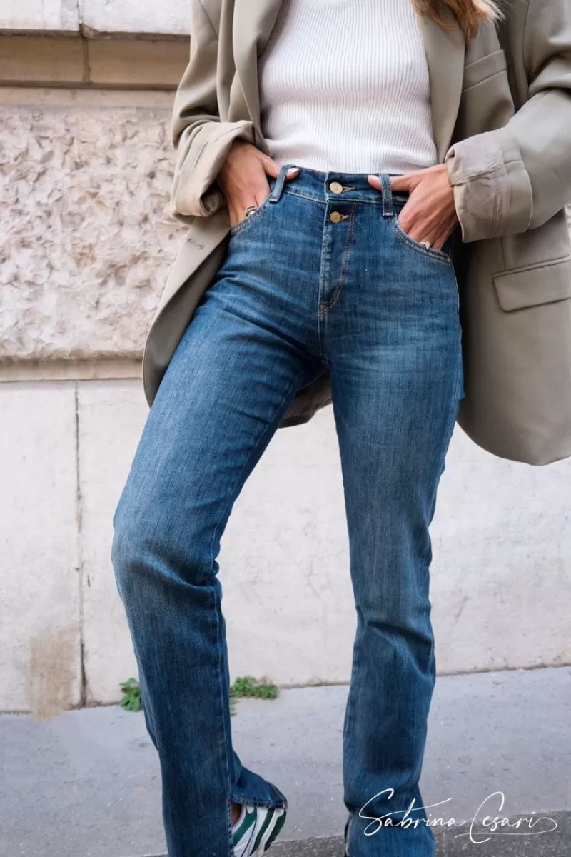 collab_sabrinacsari_roma__mom_taille_haute_jeans_bleu_n_2.webp Le Temps des Cerises Coupe Regular-Collab @Sabrinacsari Roma 400/19 Mom Taille Haute Jeans Bleu N°1 Blue