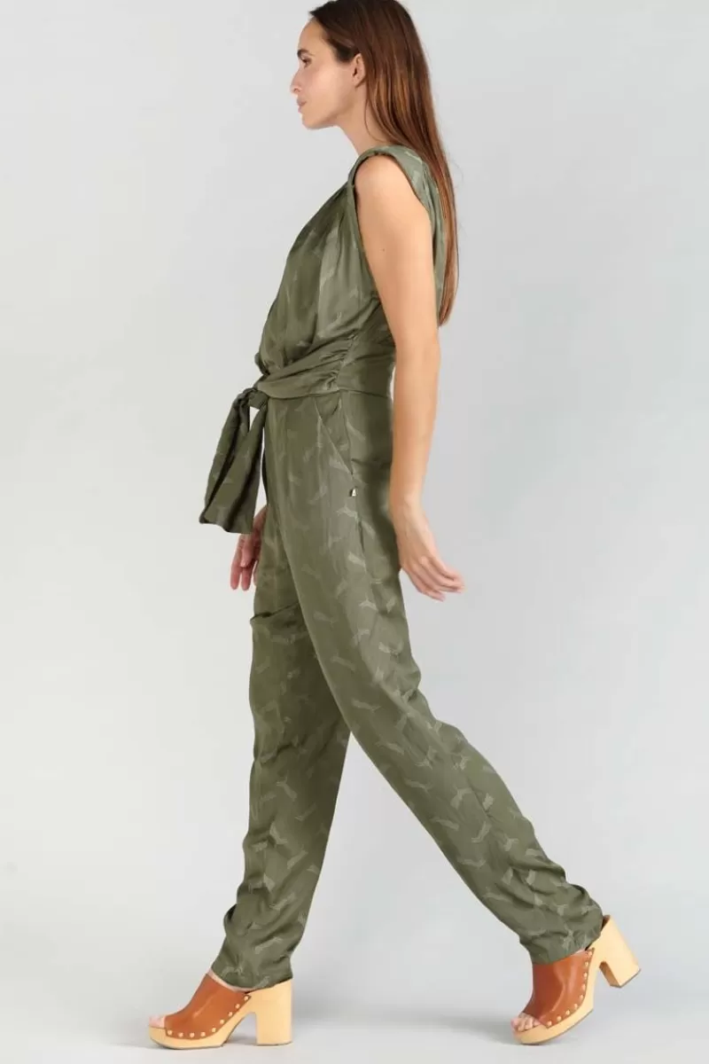 combinaison_pantalon_arte_en_jacquard_kaki_3.webp Le Temps des Cerises Combinaisons-Combinaison Pantalon Arte En Jacquard Kaki Lizard