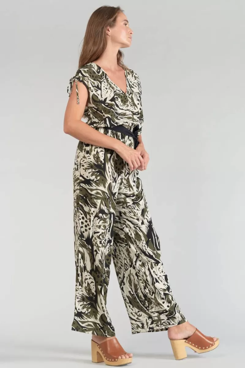 combinaison_pantalon_heloise_a_motif_jungle_4.webp Le Temps des Cerises Combinaisons-Combinaison Pantalon Heloise A Motif Jungle Lizard