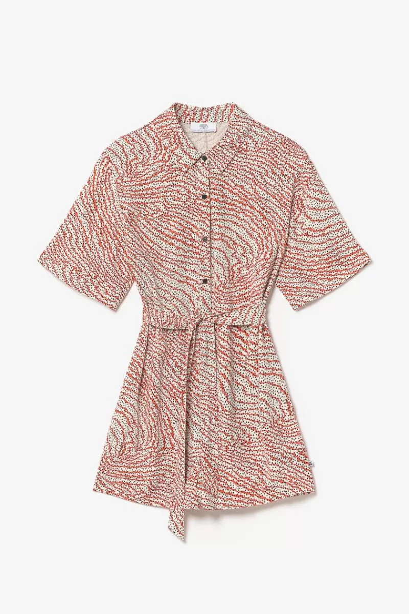 combishort_zely_a_motif_orange_et_noir_6.webp Le Temps des Cerises Shorts & Jupes-Combi-Short Zely A Motif Orange Et Noir Orange Zebra