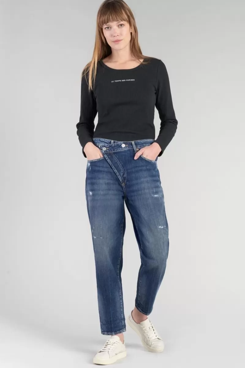 cosy_boyfit_eme_jeans_destroy_bleu_n_5-1.webp Le Temps des Cerises Coupe Boyfit-Cosy Boyfit 7/8Eme Jeans Destroy Bleu N°2 Blue