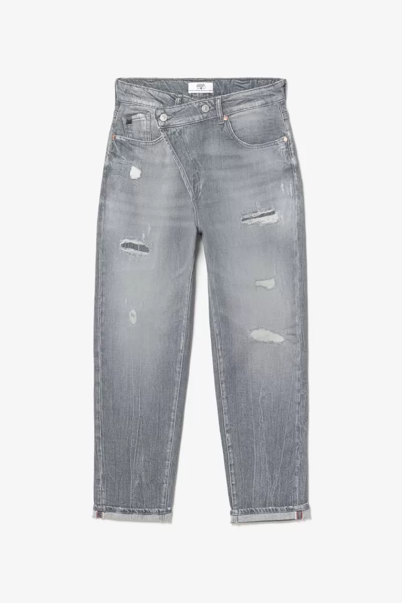 cosy_boyfit_eme_jeans_destroy_gris_n_7.webp Le Temps des Cerises Coupe Boyfit-Cosy Boyfit 7/8Eme Jeans Destroy Gris N°3 Grey