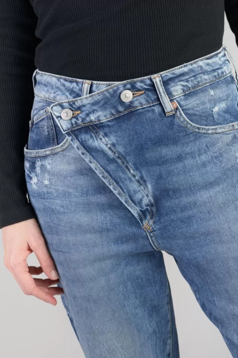 cosy_boyfit_eme_jeans_destroy_vintage_bleu_n_2.webp Le Temps des Cerises Coupe Boyfit-Cosy Boyfit 7/8Eme Jeans Destroy Vintage Bleu N°4 Blue