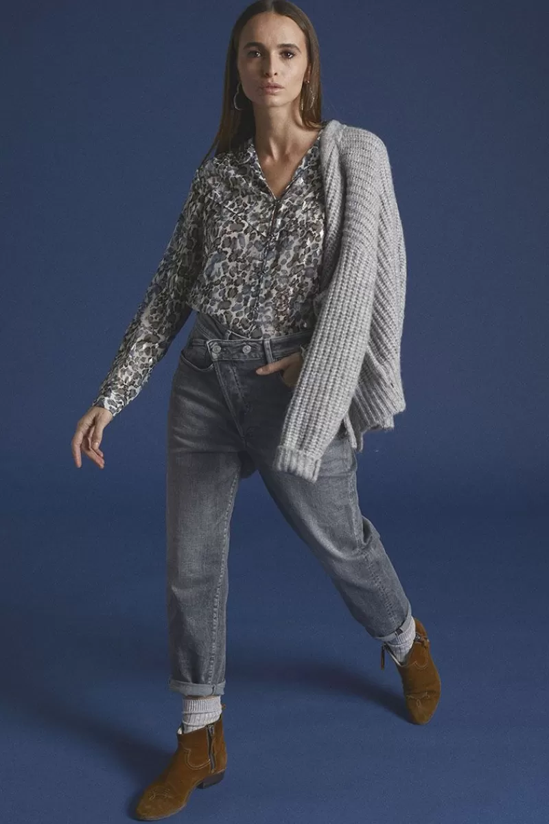 cosy_boyfit_eme_jeans_gris_n_3.webp Le Temps des Cerises Coupe 7/8Eme-Cosy Boyfit 7/8Eme Jeans Gris N°3 Grey