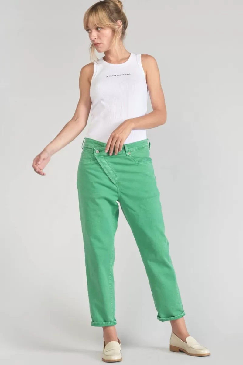 cosy_boyfit_eme_jeans_vert_menthe_3.webp Le Temps des Cerises Coupe Boyfit-Cosy Boyfit 7/8Eme Jeans Vert Menthe Peppermint