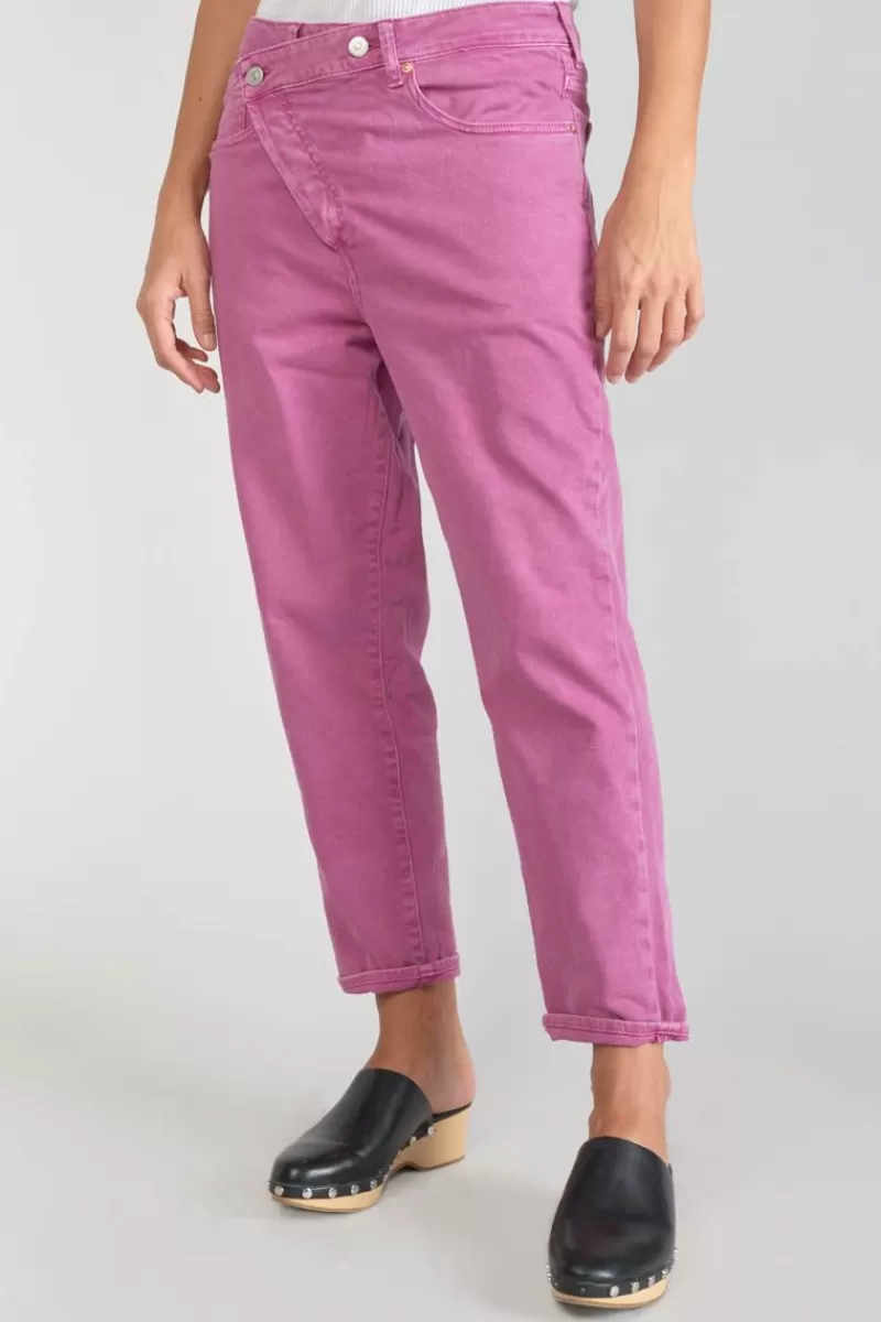 cosy_boyfit_eme_jeans_violet_rose_2.webp Le Temps des Cerises Coupe Boyfit-Cosy Boyfit 7/8Eme Jeans Violet Rose Purple