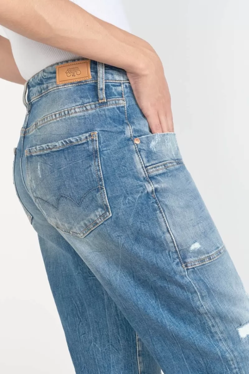 cosy_pocket_boyfit_eme_jeans_destroy_bleu_n_4.webp Le Temps des Cerises Coupe Boyfit-Cosy Pocket Boyfit 7/8Eme Jeans Destroy Bleu N°4 Blue