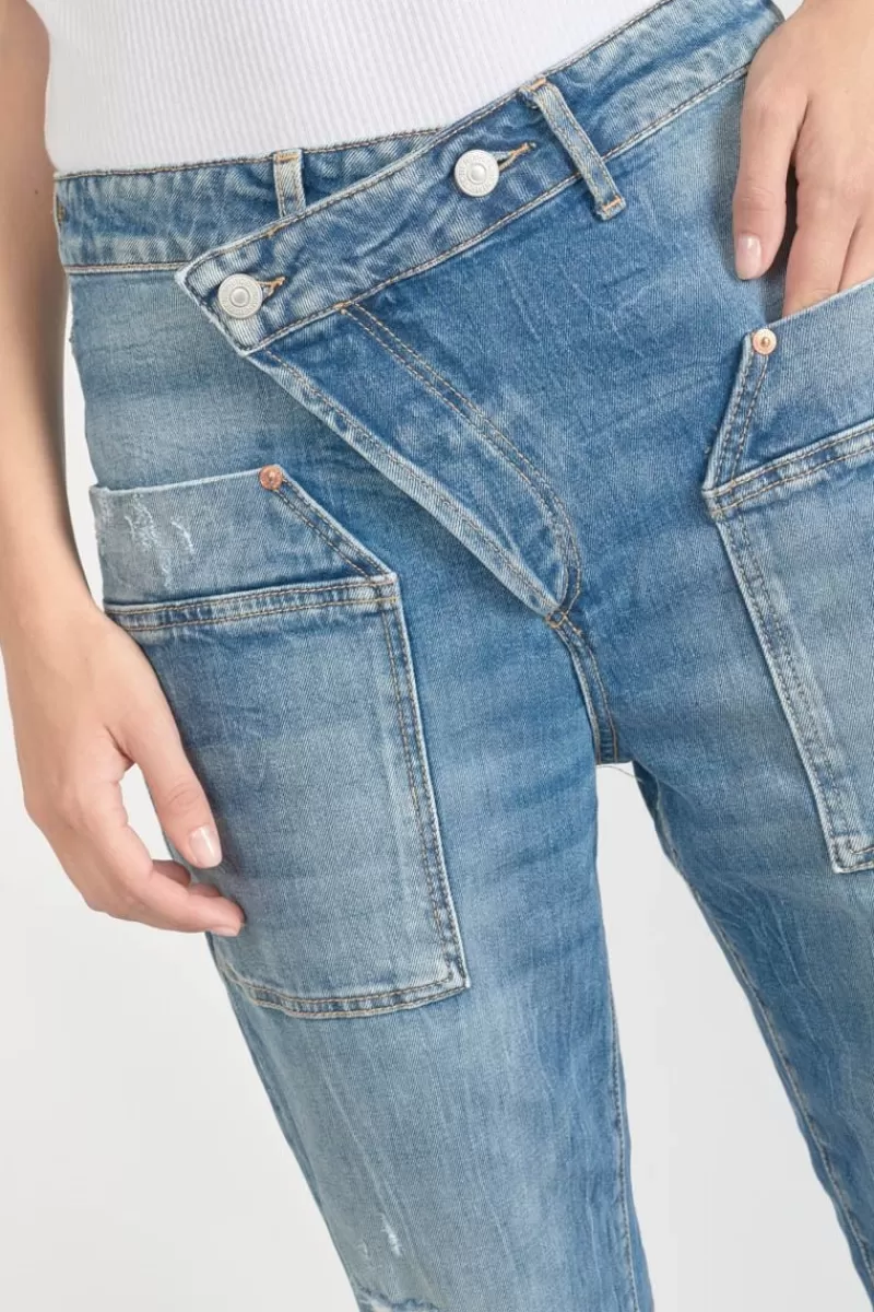 cosy_pocket_boyfit_eme_jeans_destroy_bleu_n_5.webp Le Temps des Cerises Coupe Boyfit-Cosy Pocket Boyfit 7/8Eme Jeans Destroy Bleu N°4 Blue