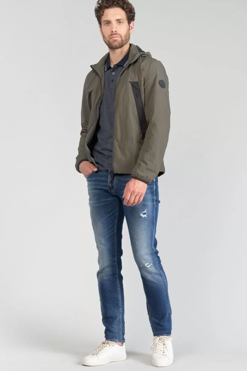 coupevent_kovar_marron_kaki_5.webp Le Temps des Cerises Vestes & Manteaux-Coupe-Vent Kovar Marron Kaki Brown