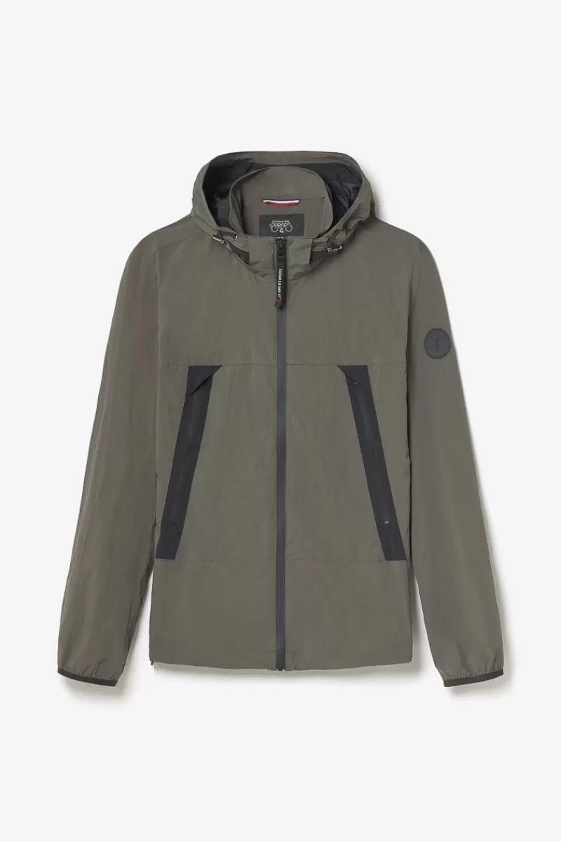 coupevent_kovar_marron_kaki_7.webp Le Temps des Cerises Vestes & Manteaux-Coupe-Vent Kovar Marron Kaki Brown