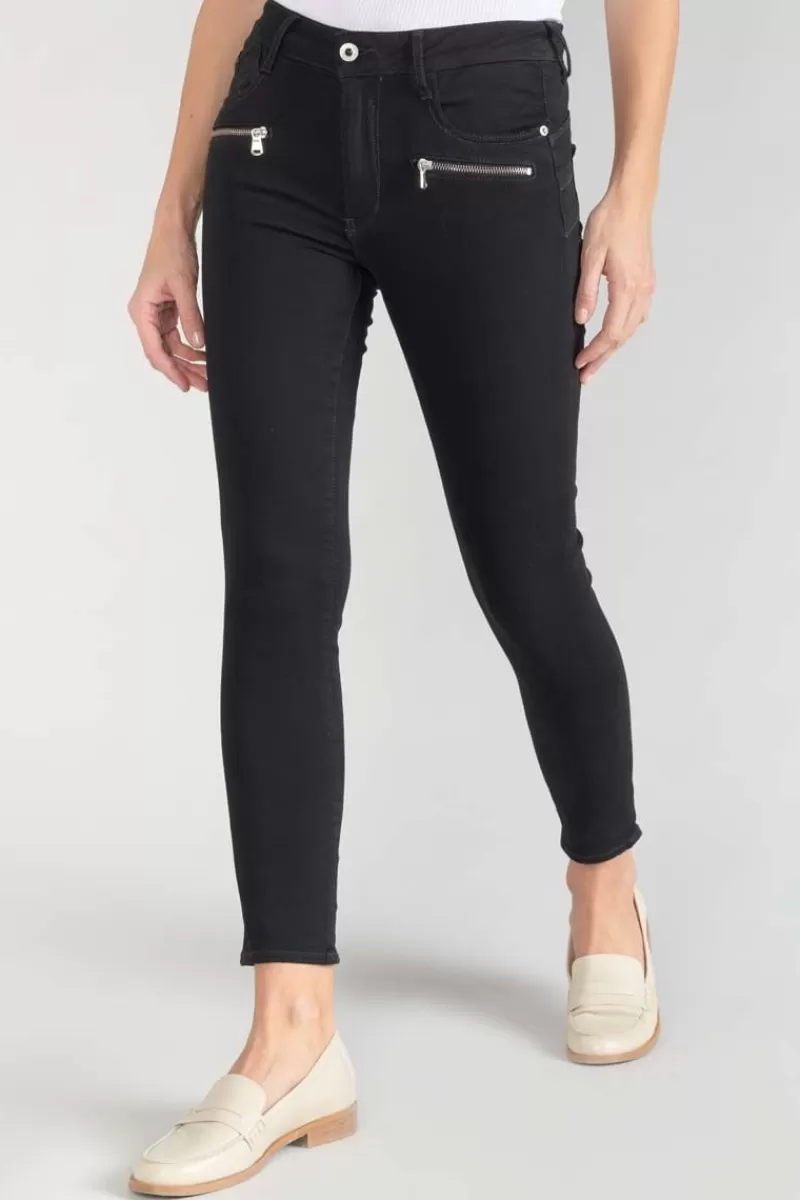 Le Temps des Cerises Coupe Slim-Dado Pulp Slim Taille Haute 7/8Eme Jeans Noir N°0 Black / Black