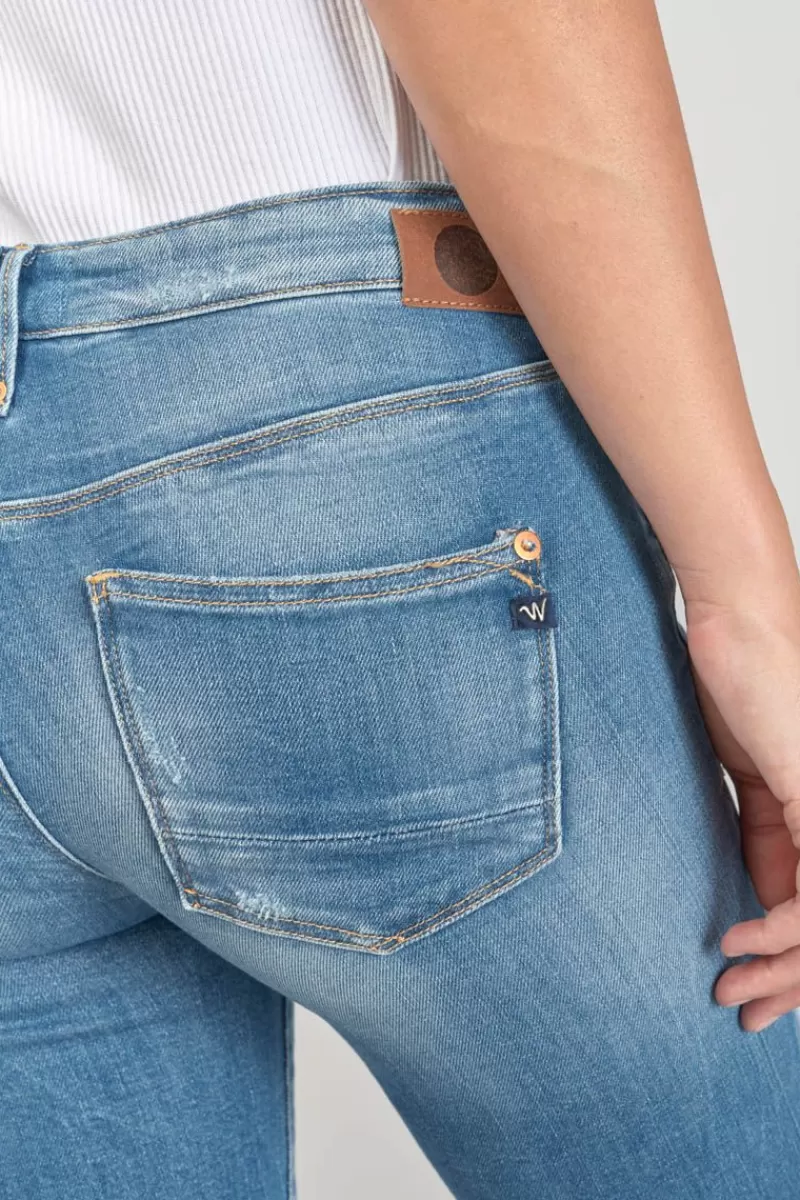 dames_power_skinny_eme_jeans_destroy_bleu_n_5.webp Le Temps des Cerises Coupe Skinny-Dames Power Skinny 7/8Eme Jeans Destroy Bleu N°4 Blue