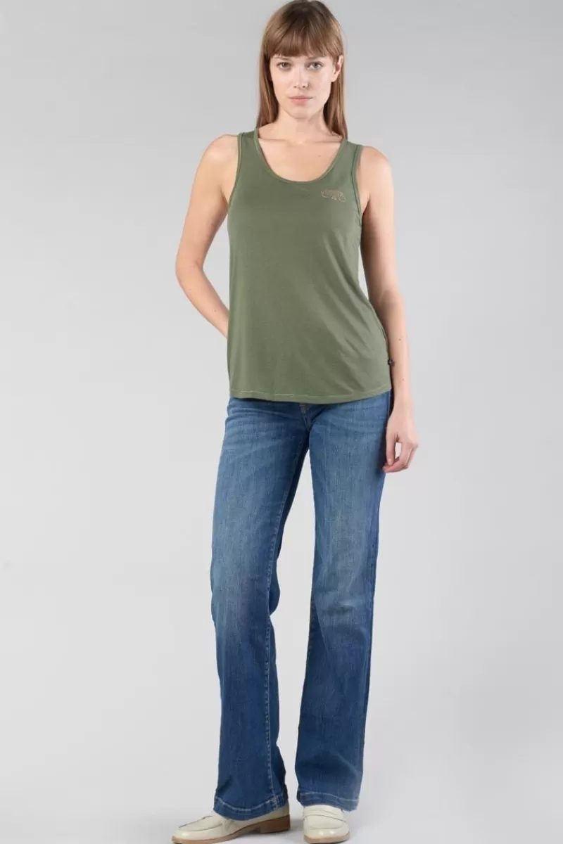 debardeur_debsmalltrame_kaki_4.webp Le Temps des Cerises T-Shirts & Débardeurs-Debardeur Debsmalltrame Kaki Lizard