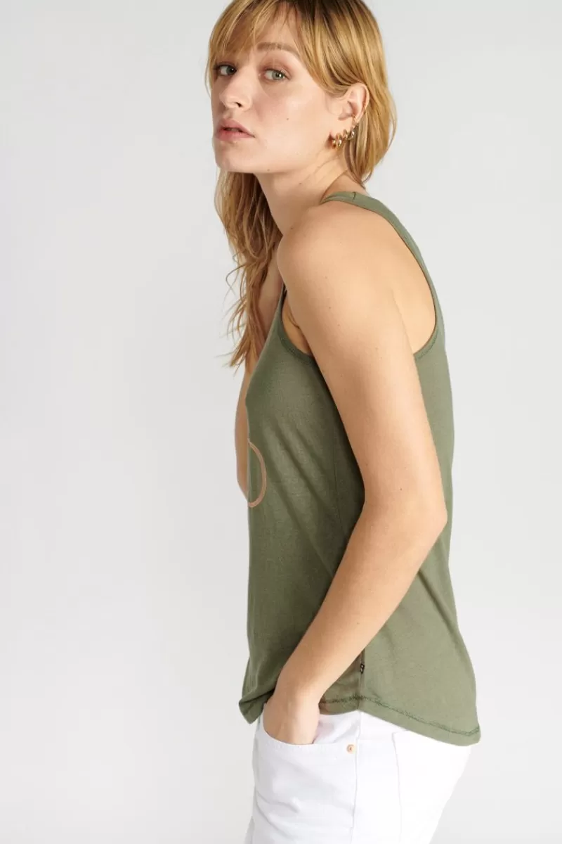 debardeur_debtrame_kaki_2.webp Le Temps des Cerises T-Shirts & Débardeurs-Debardeur Debtrame Kaki Lizard