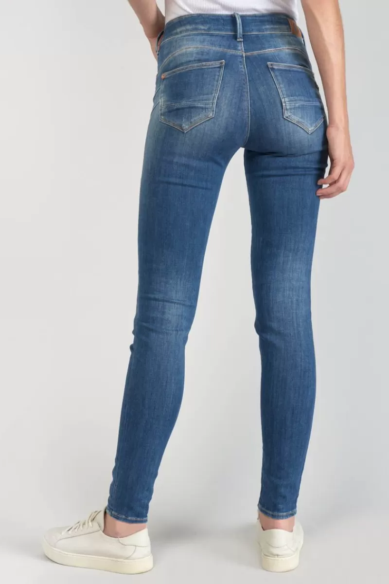 Le Temps des Cerises Coupe Slim-Dina Pulp Slim Taille Haute Jeans Destroy Bleu N°2 Blue