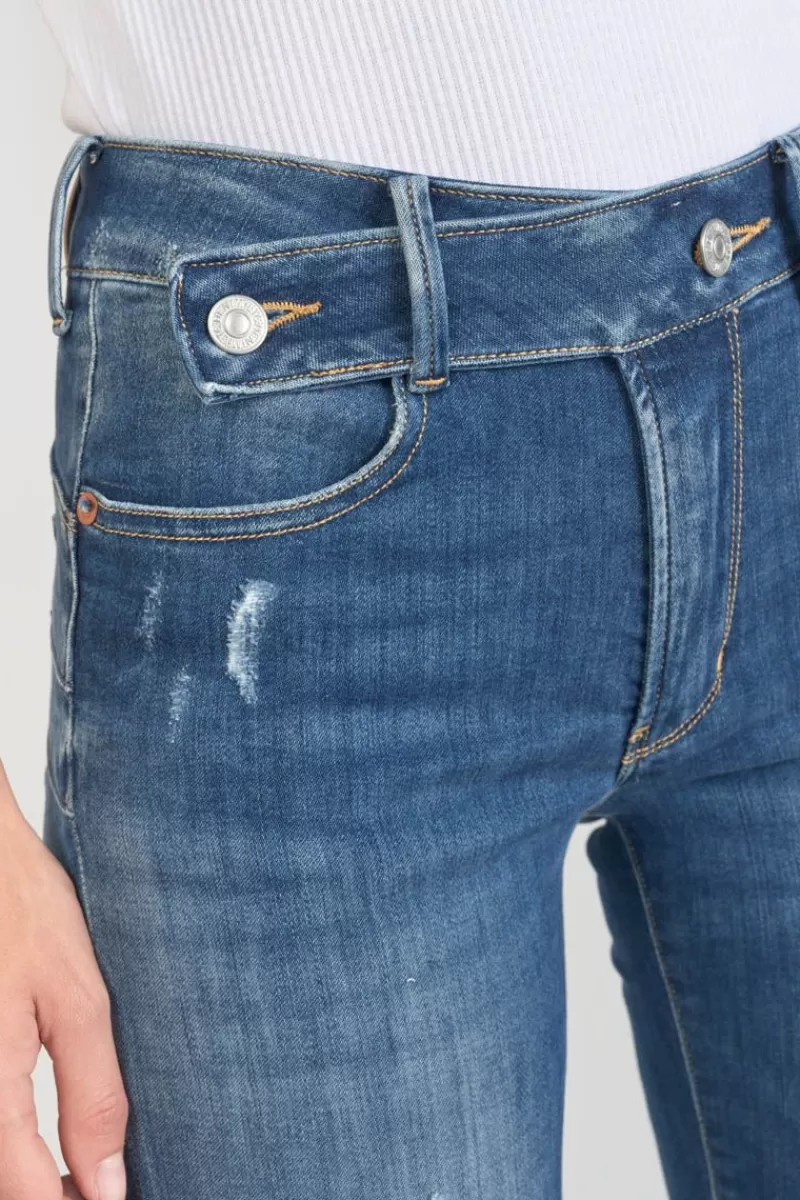 dina_pulp_slim_taille_haute_jeans_destroy_bleu_n_5.webp Le Temps des Cerises Coupe Slim-Dina Pulp Slim Taille Haute Jeans Destroy Bleu N°2 Blue