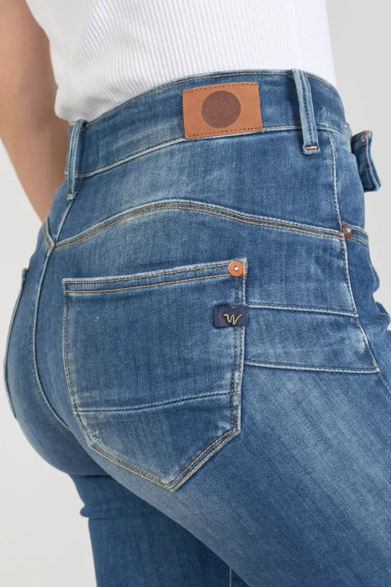 dina_pulp_slim_taille_haute_jeans_destroy_bleu_n_6.webp Le Temps des Cerises Coupe Slim-Dina Pulp Slim Taille Haute Jeans Destroy Bleu N°2 Blue