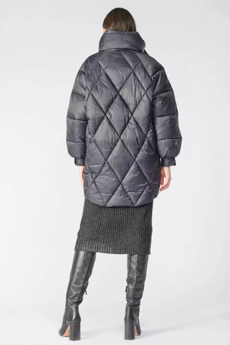 doudoune_dotti_noire_2.webp Le Temps des Cerises Manteaux & Doudounes-Doudoune Dotti Noire Black