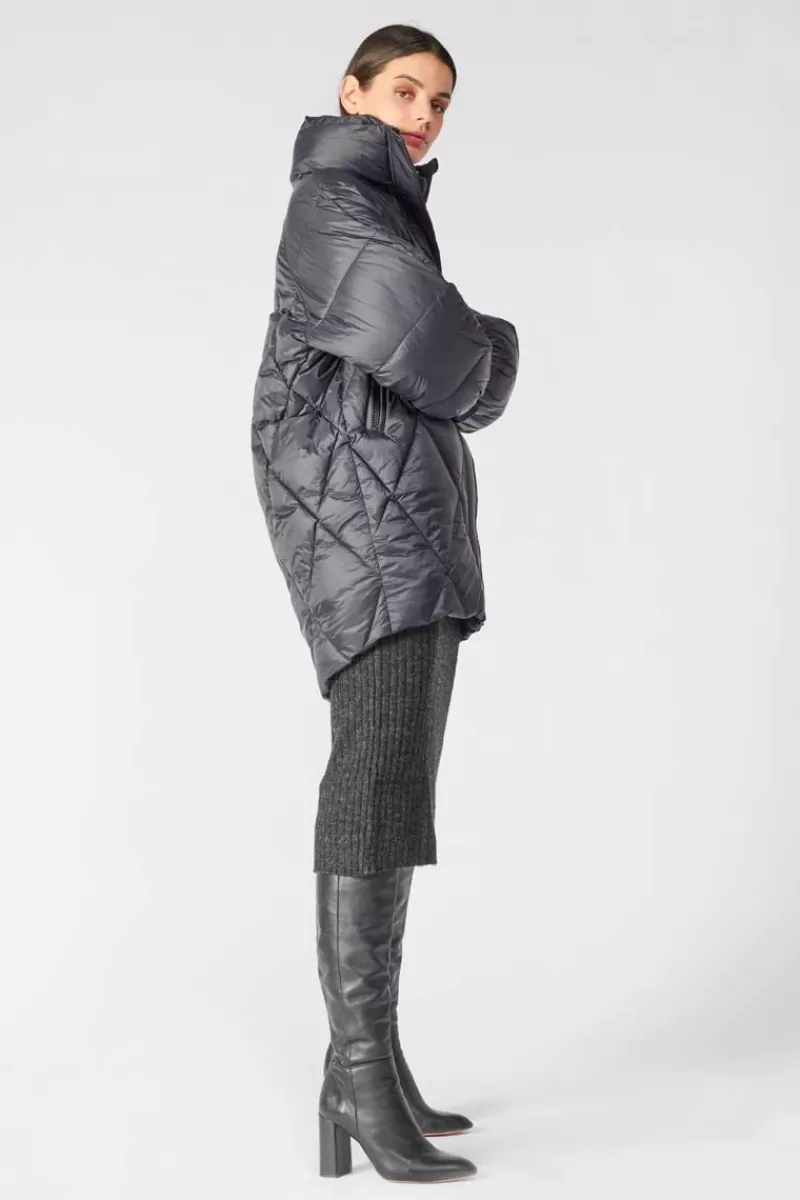 doudoune_dotti_noire_3.webp Le Temps des Cerises Manteaux & Doudounes-Doudoune Dotti Noire Black