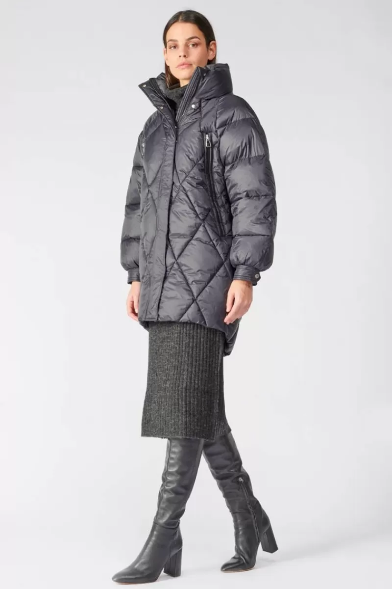 doudoune_dotti_noire_6.webp Le Temps des Cerises Manteaux & Doudounes-Doudoune Dotti Noire Black