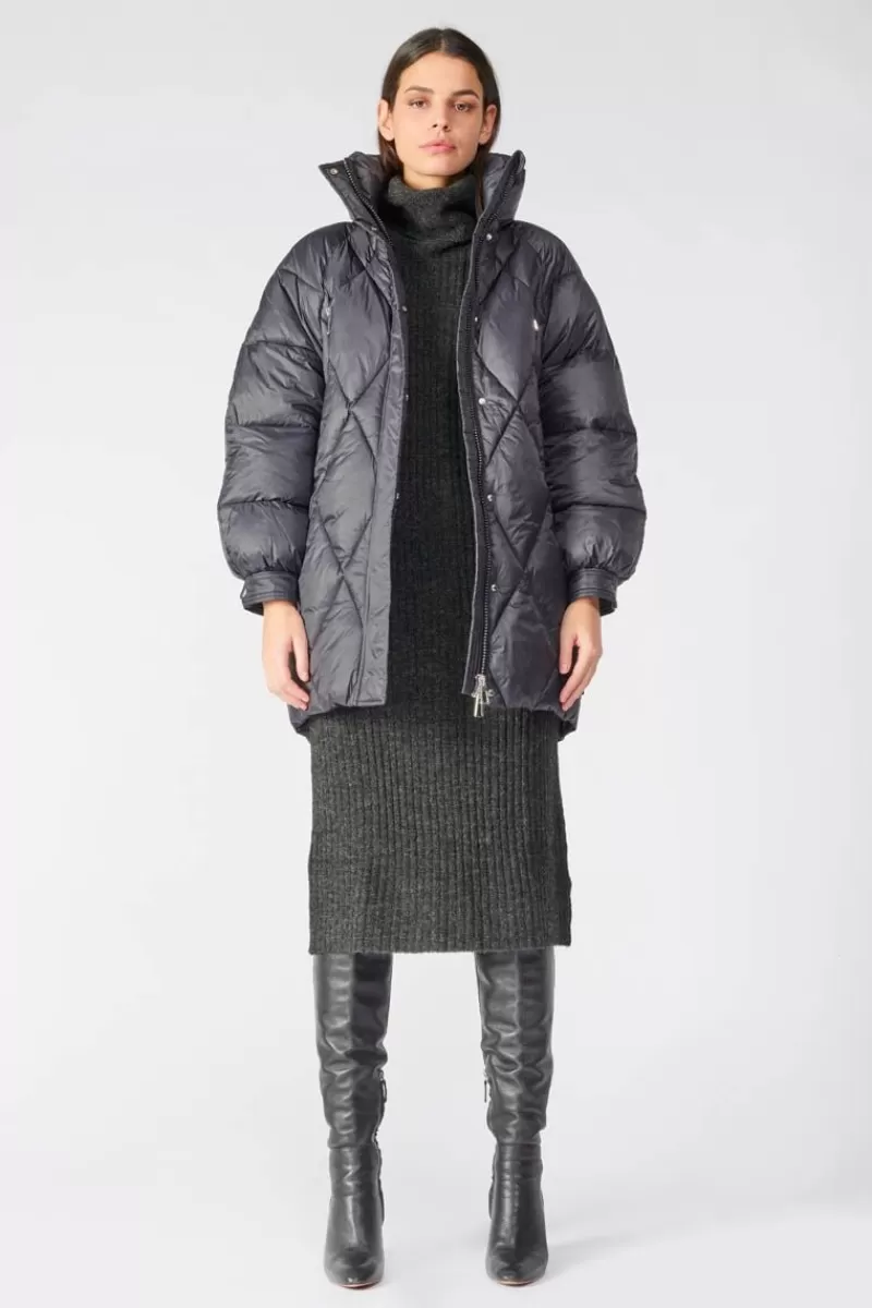 doudoune_dotti_noire_7.webp Le Temps des Cerises Manteaux & Doudounes-Doudoune Dotti Noire Black