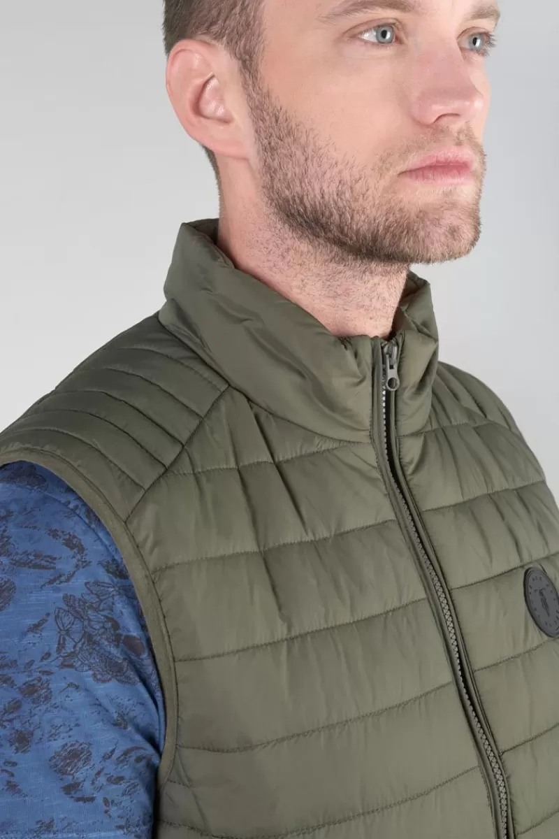 doudoune_sans_manches_croz_kaki_2.webp Le Temps des Cerises Vestes & Manteaux-Doudoune Sans Manches Croz Kaki Cypres