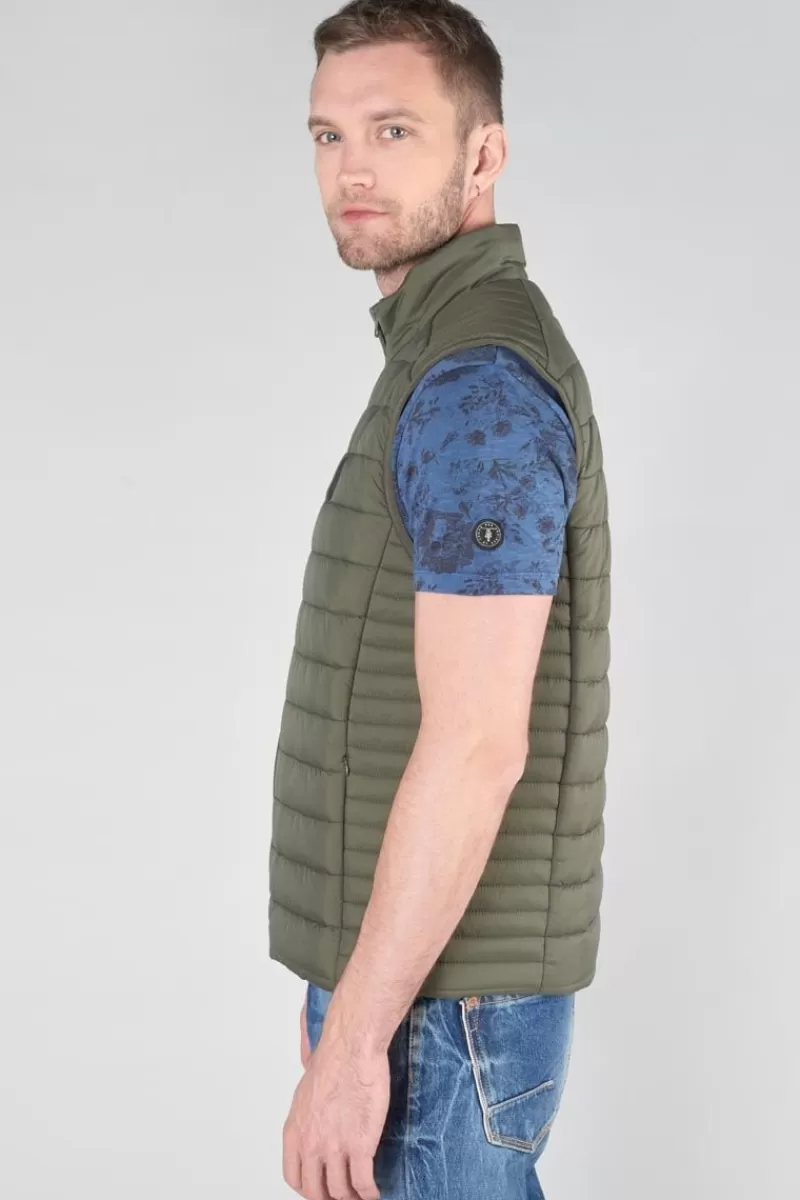 doudoune_sans_manches_croz_kaki_3.webp Le Temps des Cerises Vestes & Manteaux-Doudoune Sans Manches Croz Kaki Cypres