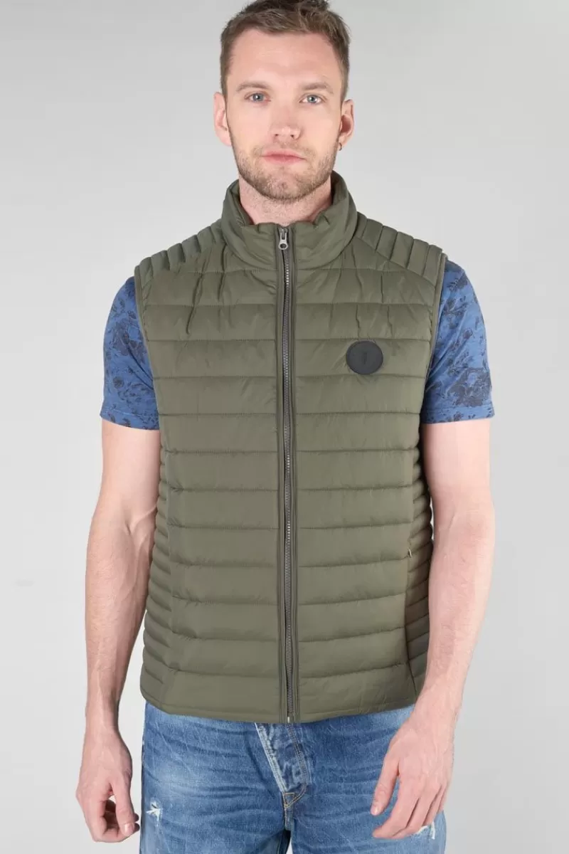 doudoune_sans_manches_croz_kaki_6.webp Le Temps des Cerises Vestes & Manteaux-Doudoune Sans Manches Croz Kaki Cypres