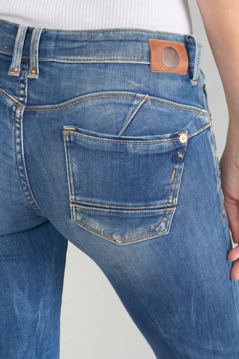 fino_pulp_slim_eme_jeans_destroy_bleu_n_5.webp Le Temps des Cerises Coupe Slim-Fino Pulp Slim 7/8Eme Jeans Destroy Bleu N°3 Blue