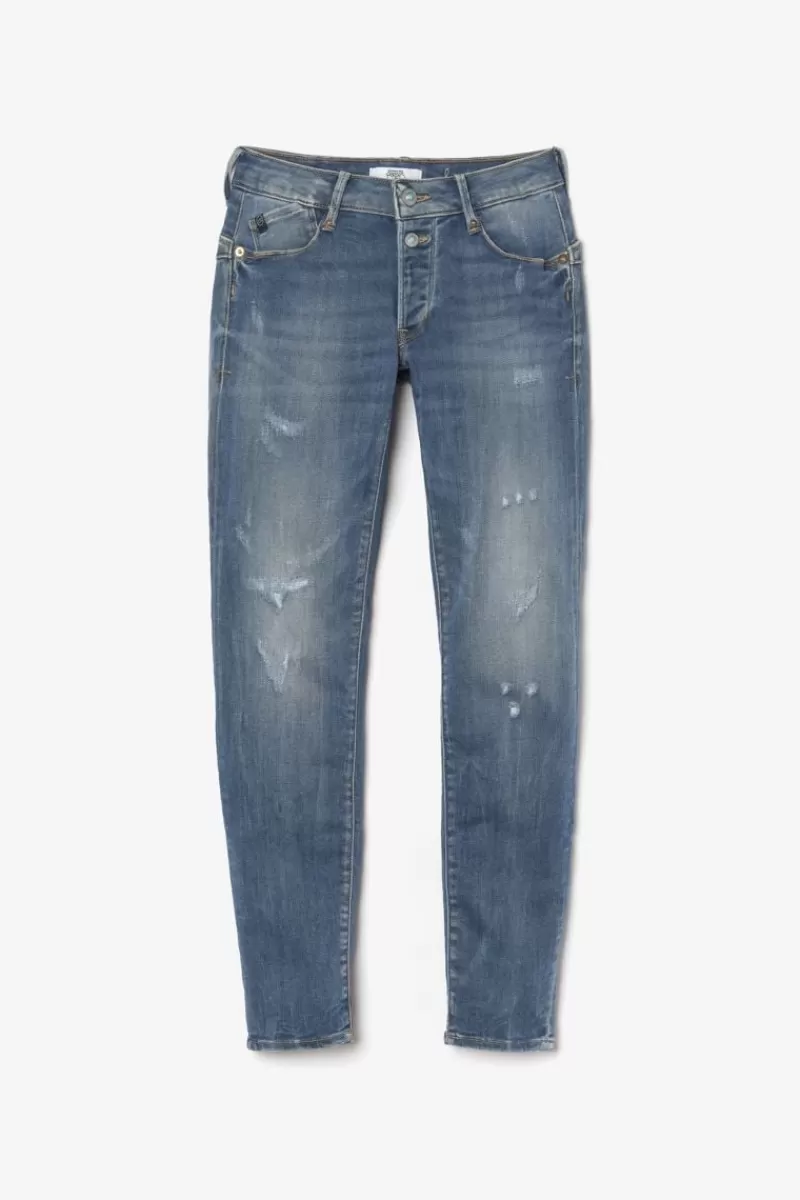fino_pulp_slim_eme_jeans_destroy_bleu_n_6.webp Le Temps des Cerises Coupe Slim-Fino Pulp Slim 7/8Eme Jeans Destroy Bleu N°3 Blue