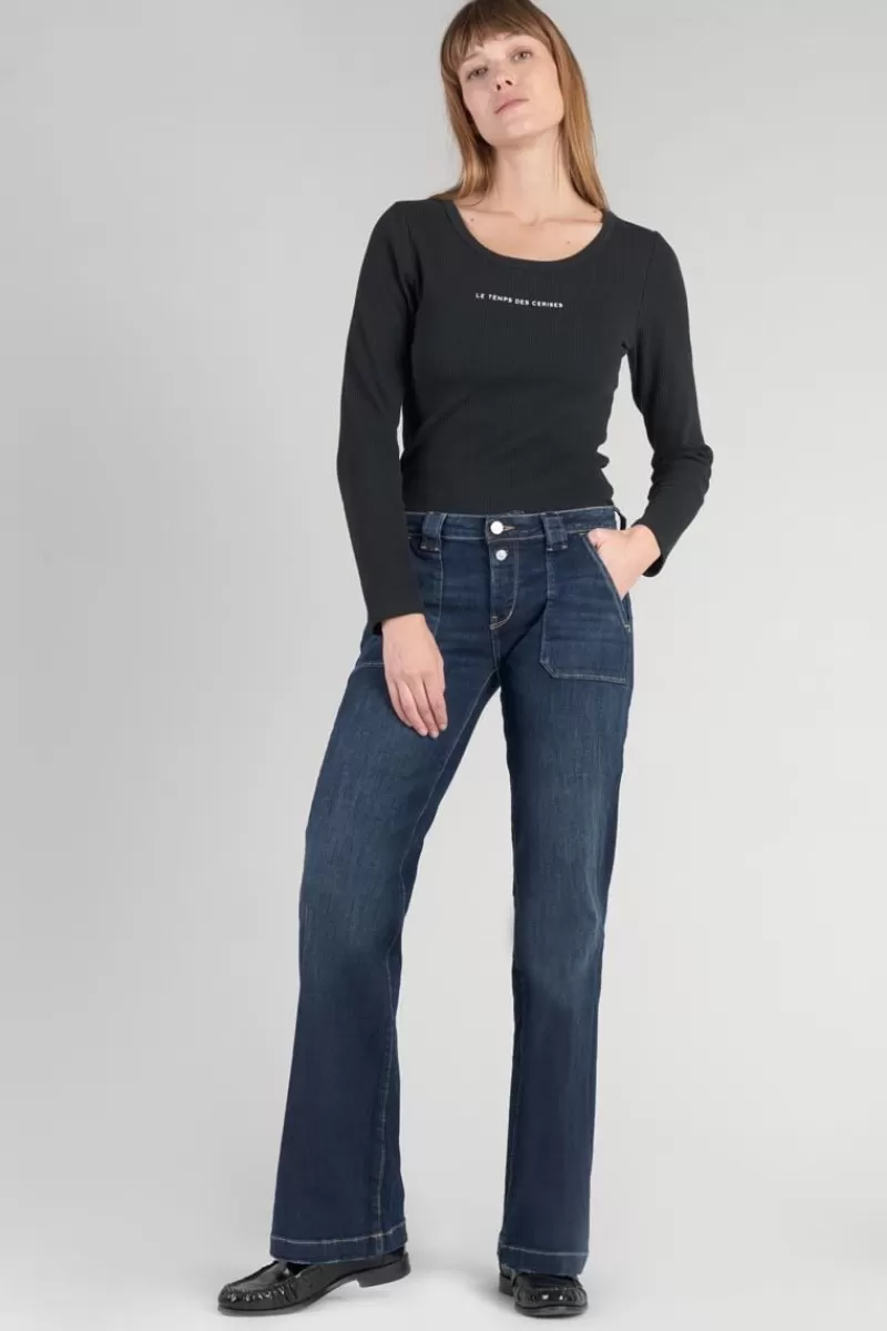 flare_jeans_bleu_n_4.webp Le Temps des Cerises Coupe Flare / Bootcut-Flare Jeans Bleu N°1 Blue