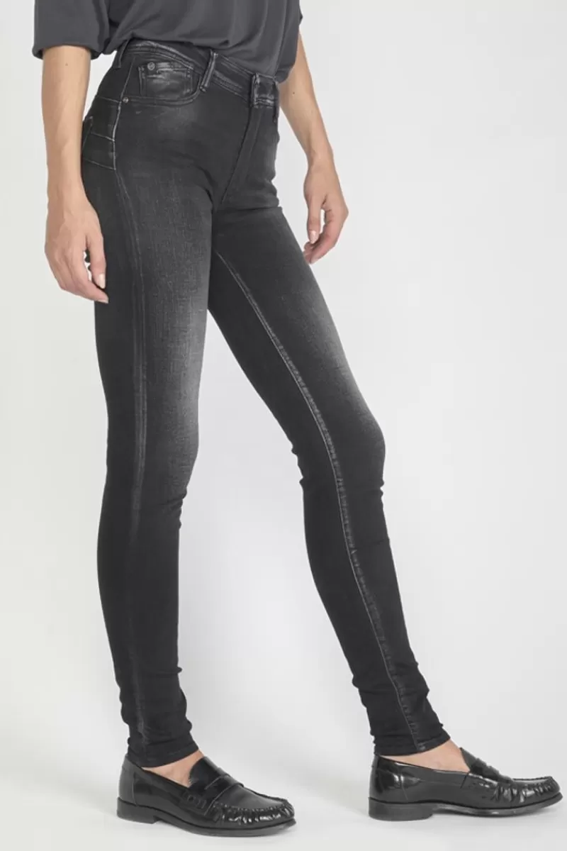 foley_pulp_slim_taille_haute_jeans_noir_n_2.webp Le Temps des Cerises Coupe Slim-Foley Pulp Slim Taille Haute Jeans Noir N°1 Black / Black