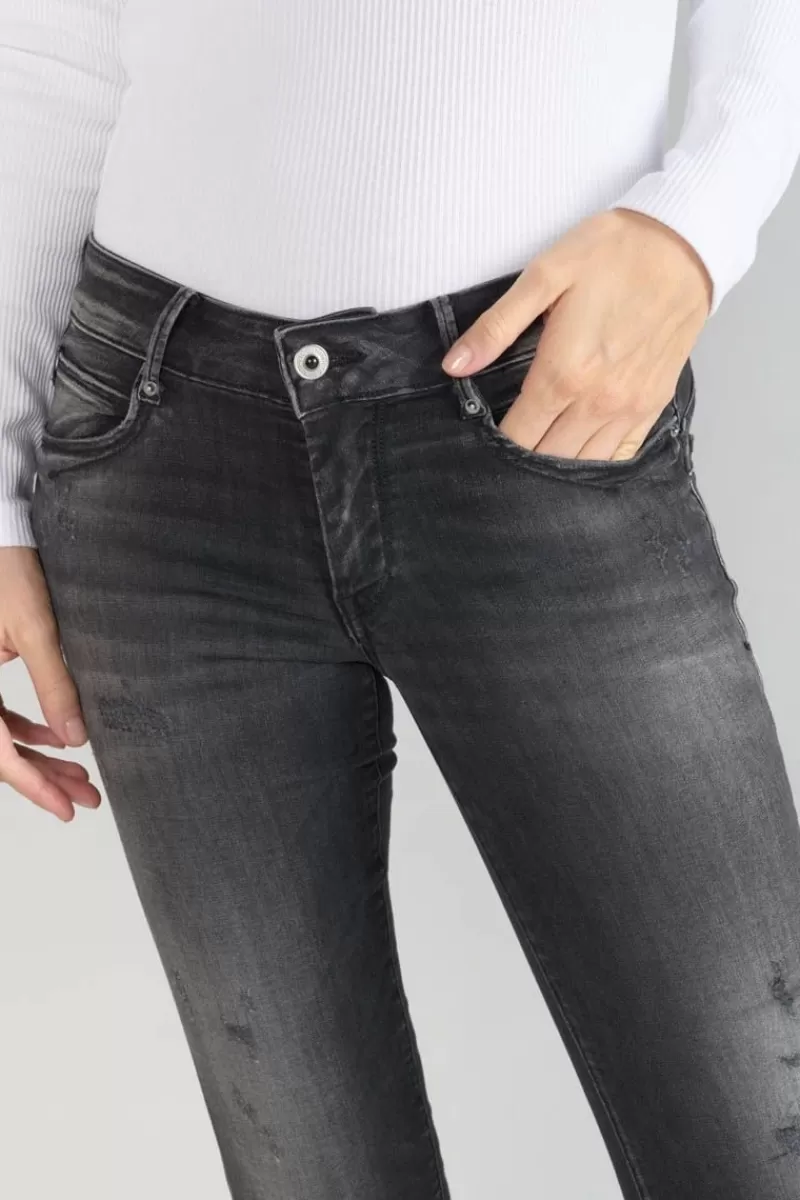 geos_pulp_slim_eme_jeans_destroy_noir_n_3.webp Le Temps des Cerises Coupe Slim-Geos Pulp Slim 7/8Eme Jeans Destroy Noir N°1 Black / Black