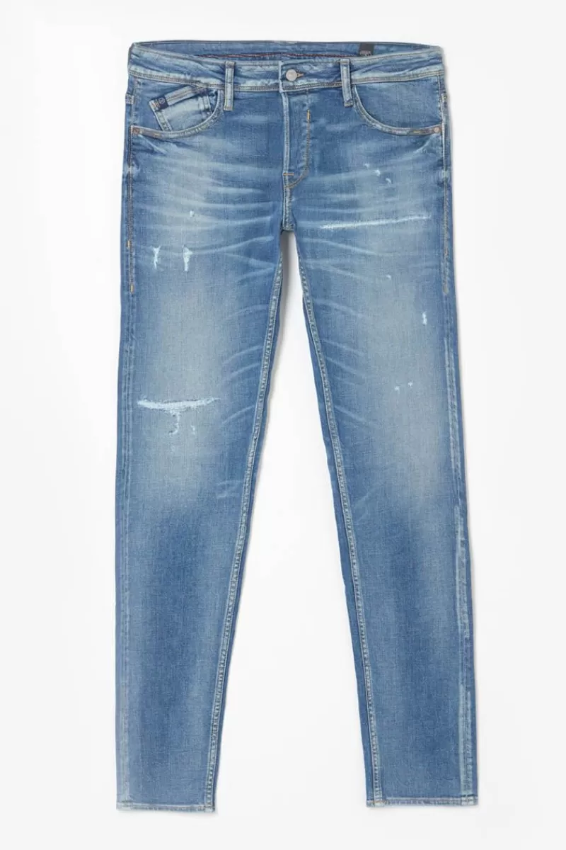 Le Temps des Cerises Coupe Adjusted-Groov 700/11 Adjusted Jeans Destroy Bleu N°4 Blue