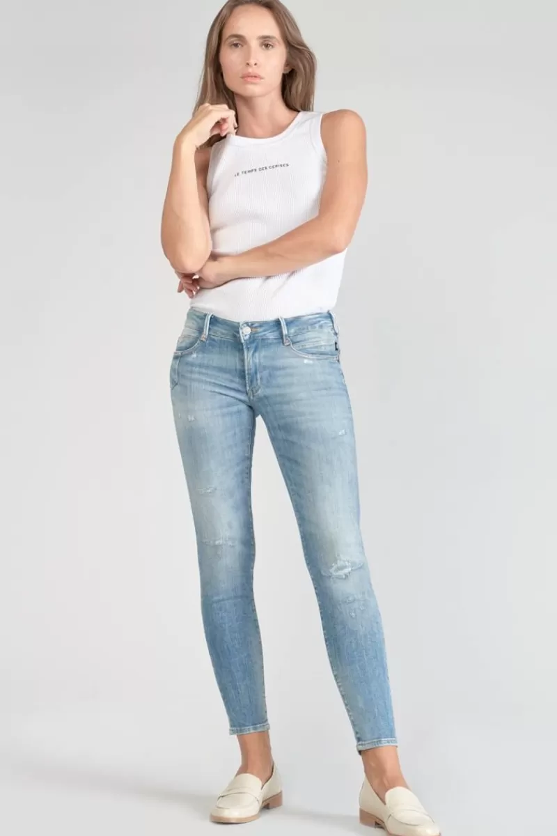 jako_pulp_slim_eme_jeans_destroy_bleu_n_5.webp Le Temps des Cerises Coupe Slim-Jako Pulp Slim 7/8Eme Jeans Destroy Bleu N°4 Blue