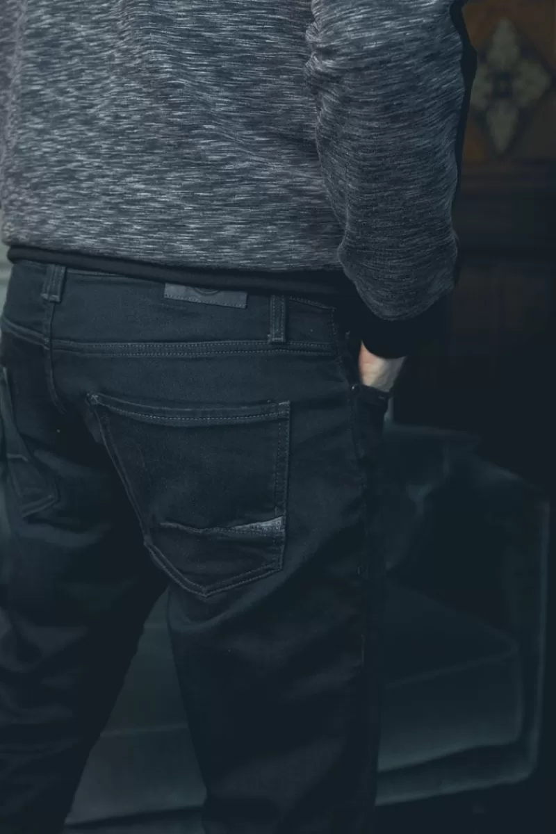 Le Temps des Cerises Coupe Adjusted-Jogg 700/11 Adjusted Jeans Bleu-Noir N°1 Blue / Black