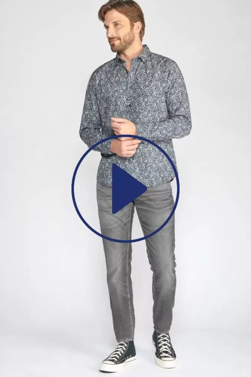 Le Temps des Cerises Coupe Adjusted-Jogg 700/11 Adjusted Jeans Gris N°1 Grey