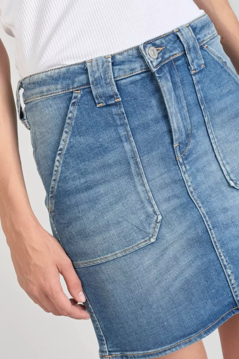 jupe_cary_en_jeans_bleu_delave_2.webp Le Temps des Cerises Jupes & Shorts-Jupe Cary En Jeans Bleu Delave Blue