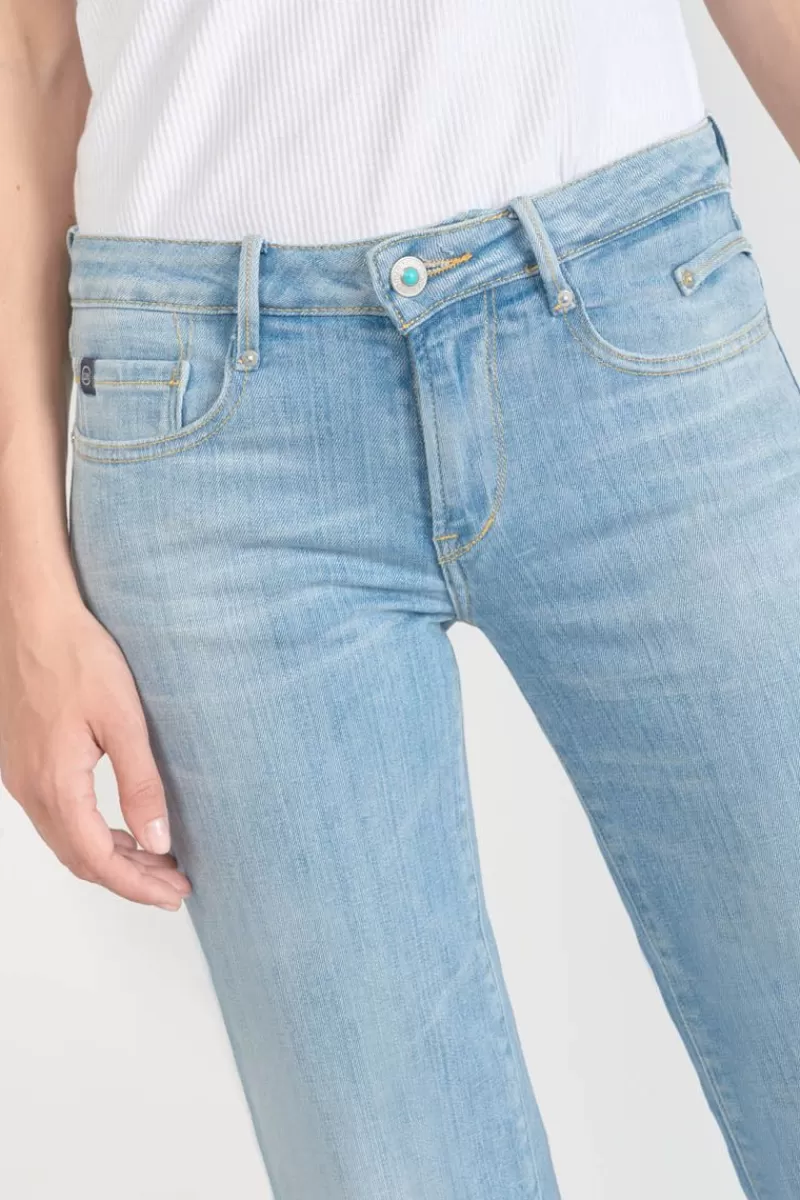 kadi_flare_jeans_bleu_n_5.webp Le Temps des Cerises Coupe Flare / Bootcut-Kadi Flare Jeans Bleu N°5 Blue
