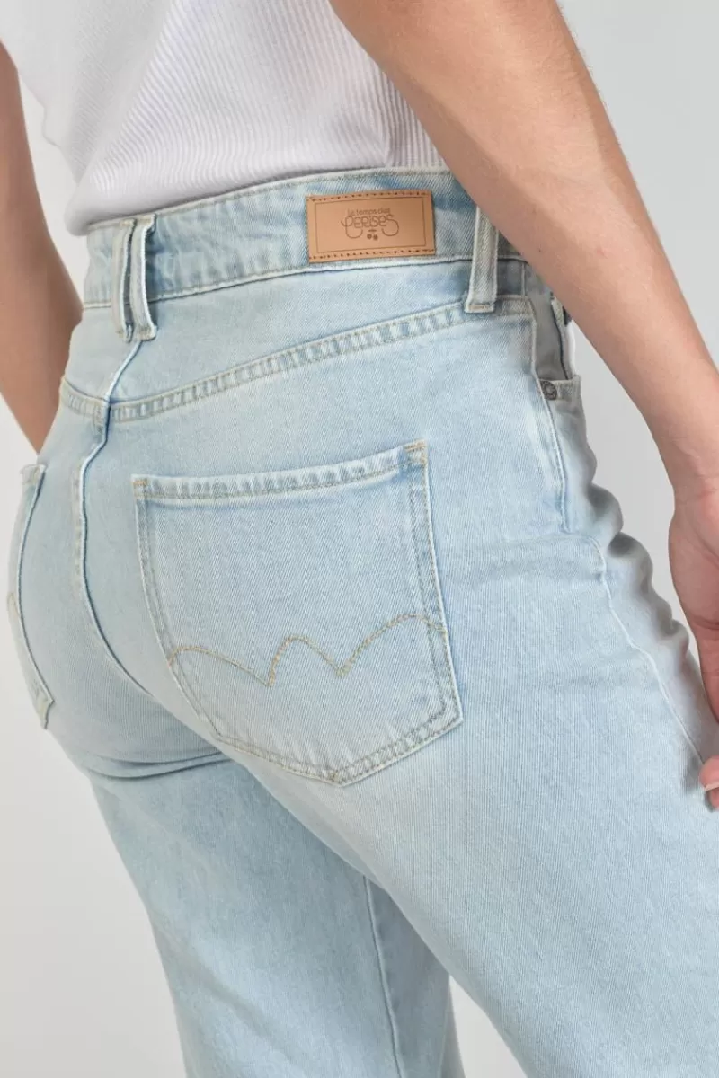 lux__mom_taille_haute_jeans_bleu_n_3.webp Le Temps des Cerises Coupe Regular-Lux 400/19 Mom Taille Haute Jeans Bleu N°5 Blue