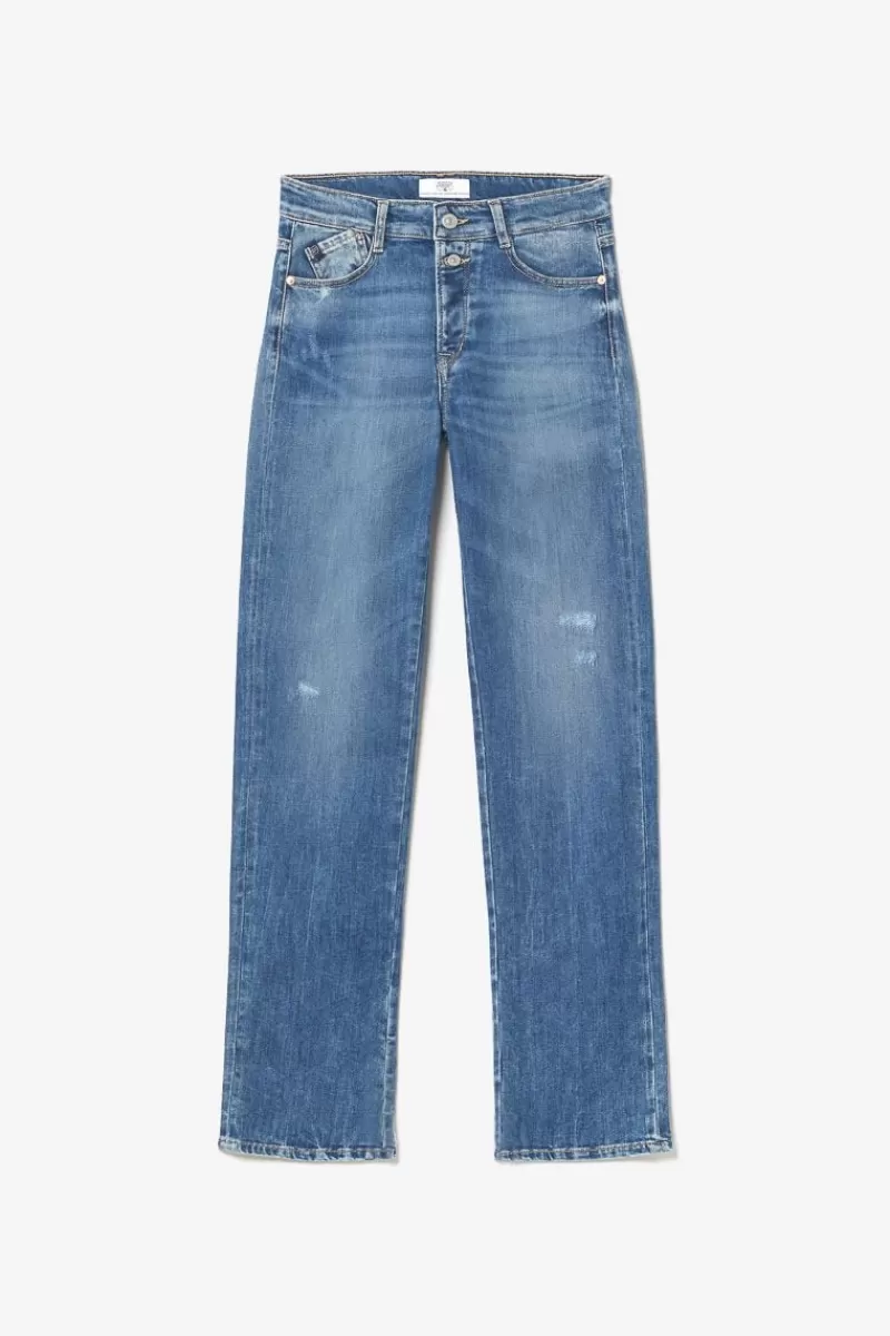 luxe__mom_taille_haute_jeans_destroy_bleu_n_7.webp Le Temps des Cerises Coupe Regular-Luxe 400/19 Mom Taille Haute Jeans Destroy Bleu N°2 Blue