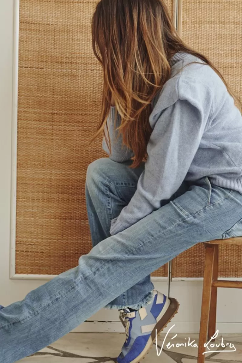 marcel_flare_by_veronika_loubry_jeans_bleu_n_4.webp Le Temps des Cerises Coupe Flare / Bootcut-Marcel Flare By Veronika Loubry Jeans Bleu N°4 Blue