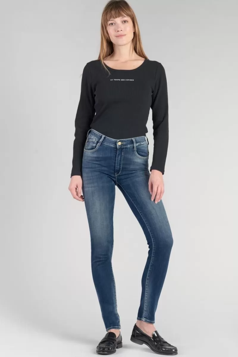 menars_pulp_slim_taille_haute_jeans_bleu_n_5.webp Le Temps des Cerises Coupe Slim-Menars Pulp Slim Taille Haute Jeans Bleu N°3 Blue
