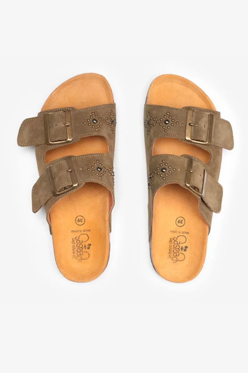 mules_cloutees_naomie_kaki_6.webp Le Temps des Cerises Chaussures-Mules Cloutees Naomie Kaki Khaki