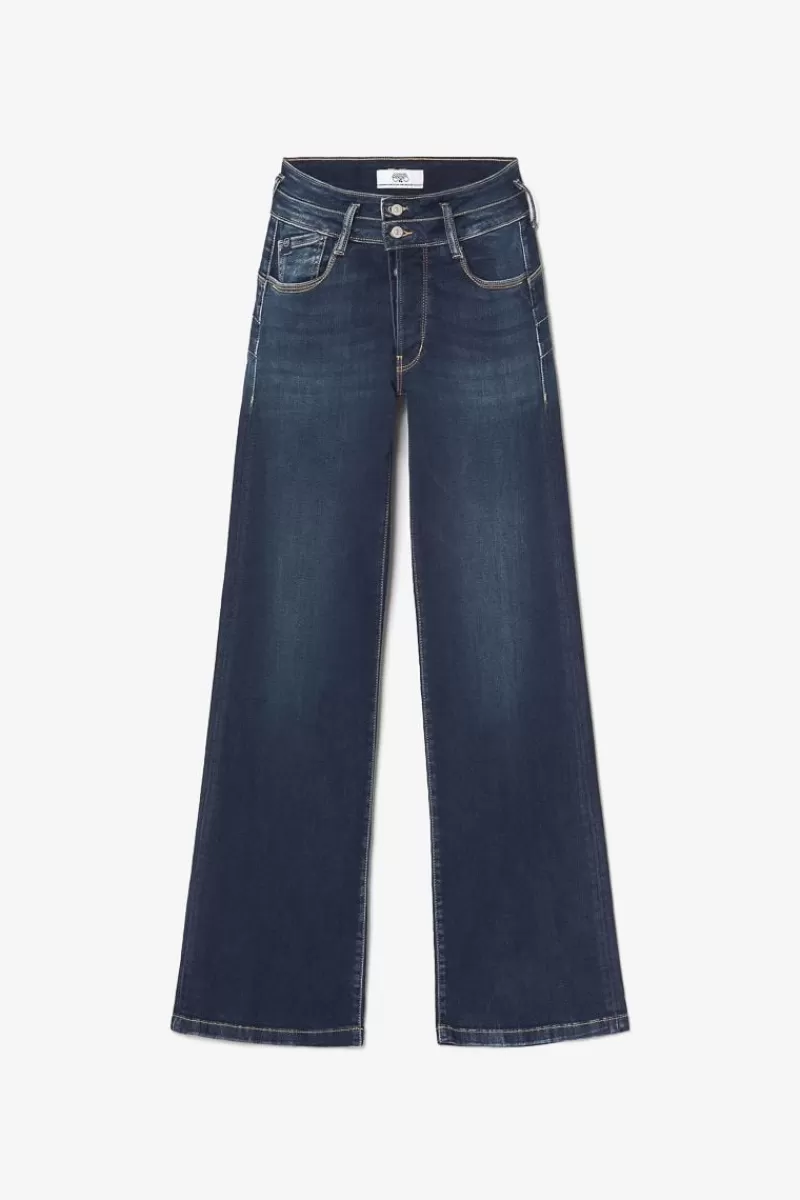 nancy_pulp_flare_taille_haute_jeans_bleu_n_6.webp Le Temps des Cerises Taille Haute-Nancy Pulp Flare Taille Haute Jeans Bleu N°1 Blue