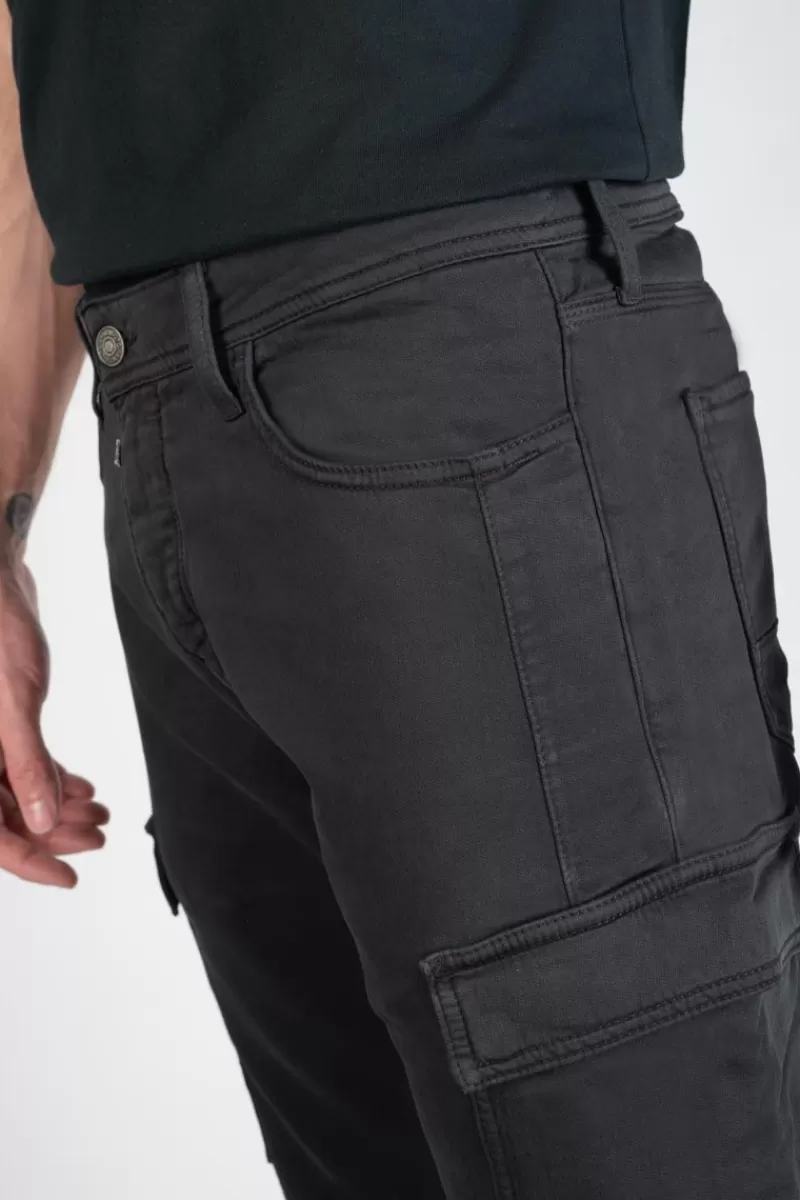 pantalon_army_jogg_slim_andrew_3.webp Le Temps des Cerises Pantalons & Chinos-Pantalon Army Jogg Slim Andrew Anthracite