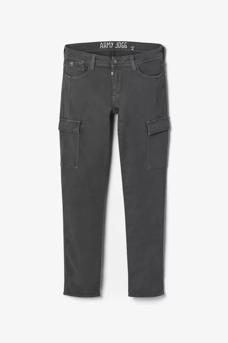 pantalon_army_jogg_slim_andrew_5.webp Le Temps des Cerises Pantalons & Chinos-Pantalon Army Jogg Slim Andrew Anthracite