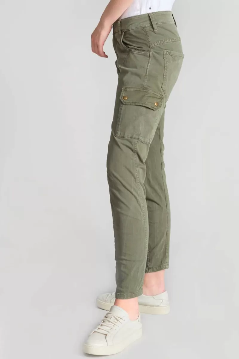 pantalon_cargo__eme_rivera_kaki_2.webp Le Temps des Cerises Pantalons & Chinos-Pantalon Cargo 7/8 Eme Rivera Kaki Khaki