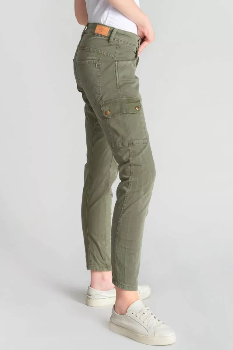 pantalon_cargo__eme_rivera_kaki_3.webp Le Temps des Cerises Pantalons & Chinos-Pantalon Cargo 7/8 Eme Rivera Kaki Khaki